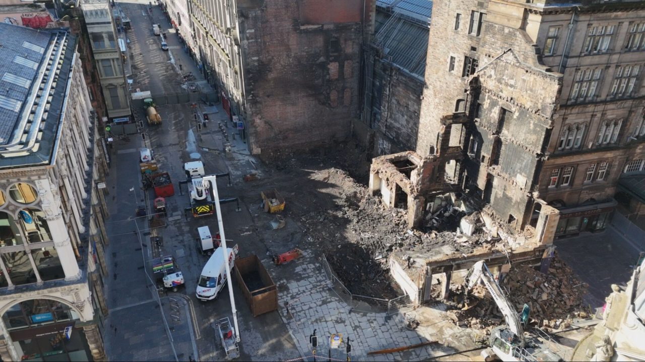 Cordon on Union Street to remain in place for months after devastating fire