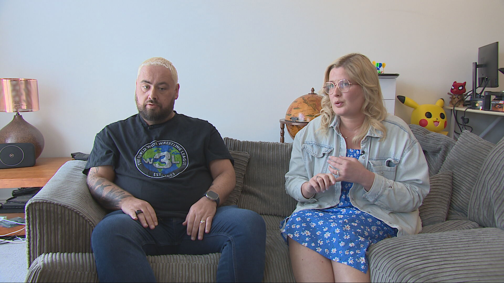 Keiron and Kali Hope wanted their father embalmed to have a 'final goodbye'
