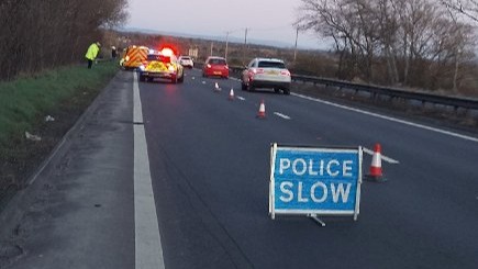 Driver fined for filming Ayrshire crash which saw three people taken to hospital