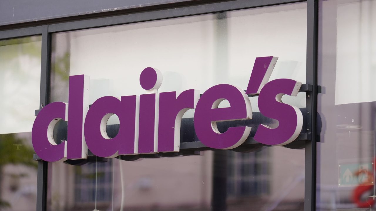 Claire’s shuts all UK and Ireland stores with 1,300 redundancies