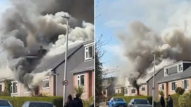 Firefighters battle blaze affecting two houses in Peterculter for nearly five hours