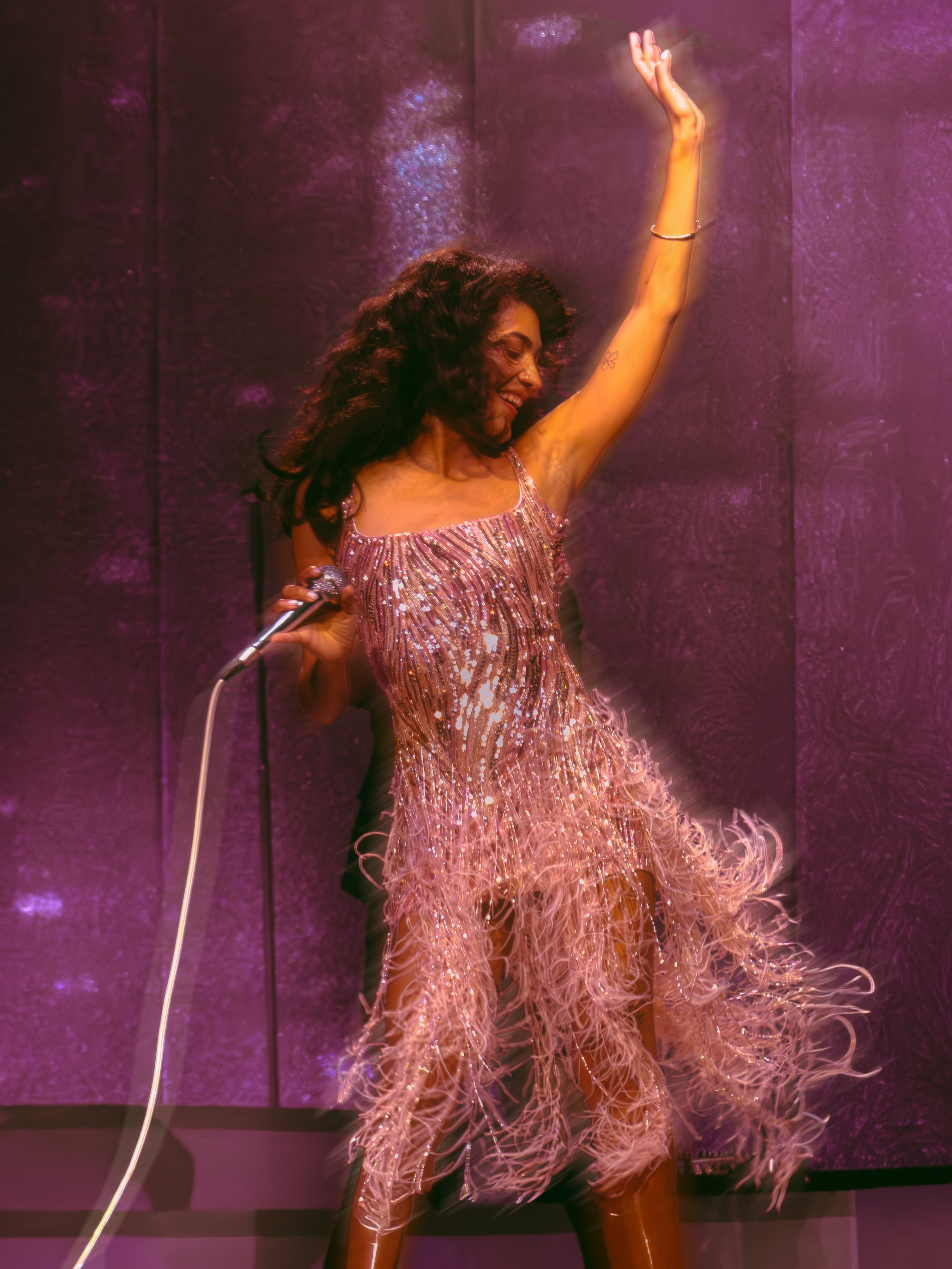 Alex's photographs of Olivia Dean were shared by British Vogue