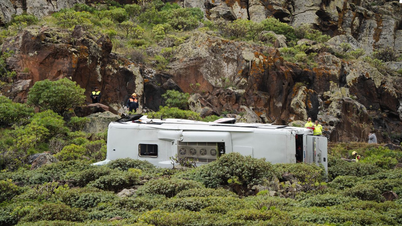 British man dies in Canary Islands tourist bus crash