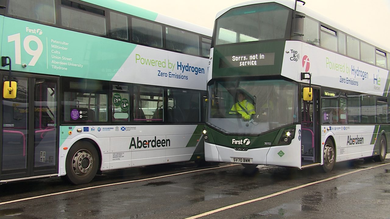 Failed fleet of hydrogen buses in Aberdeen cost almost £14m as council moves towards electric vehicles
