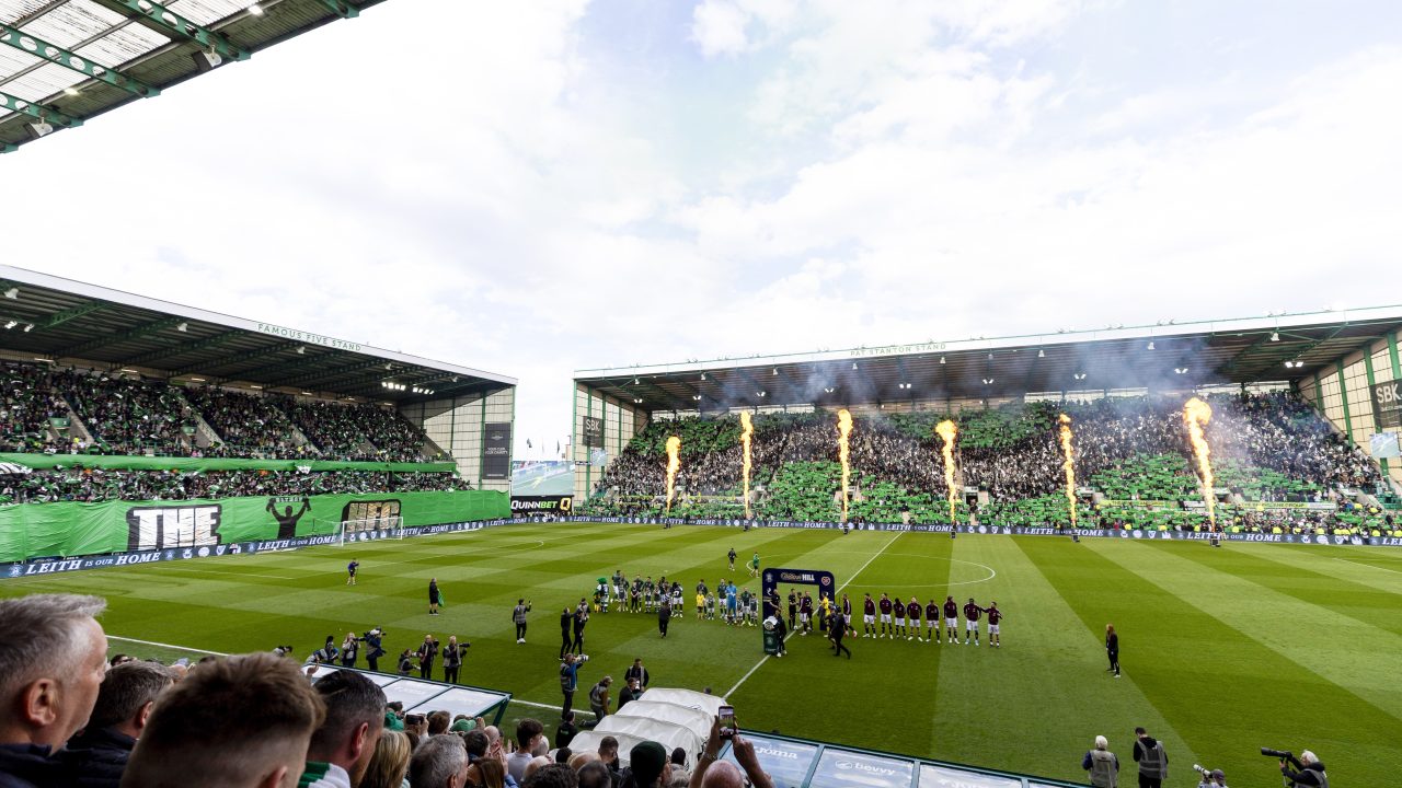 Five arrested following disorder during Hearts v Hibernian clash