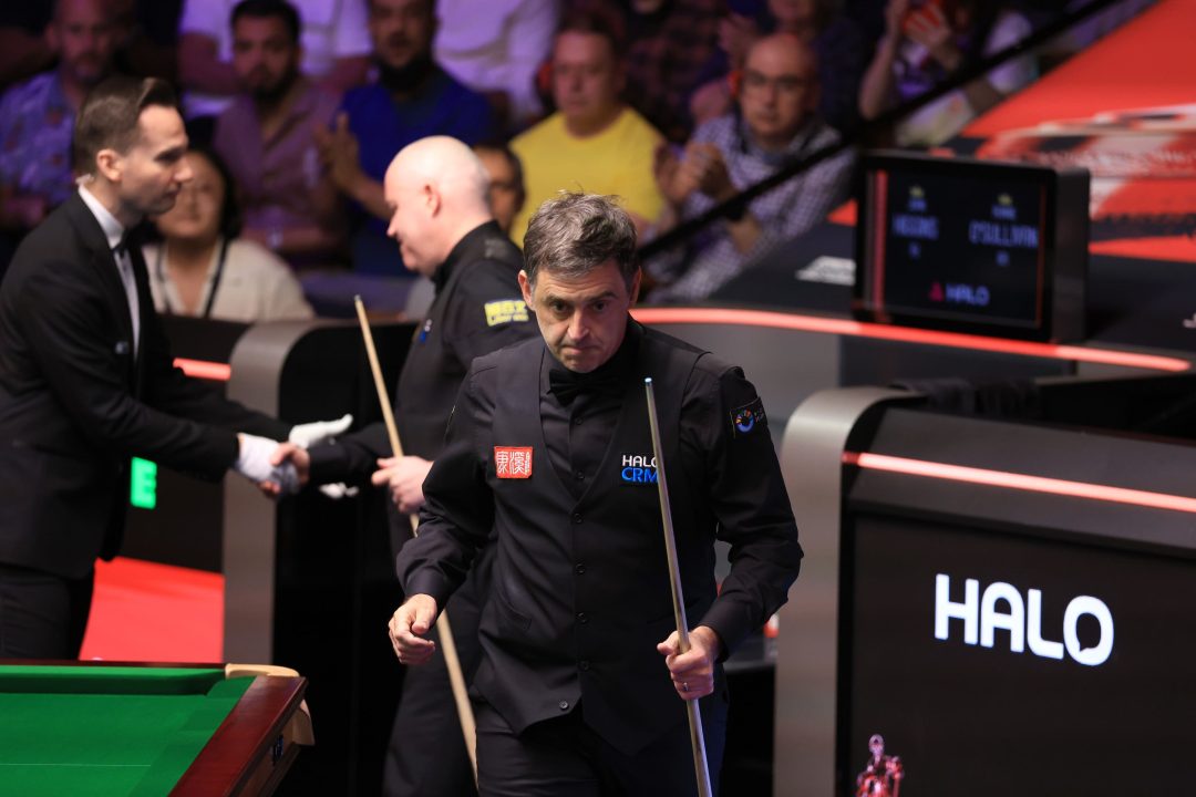 Ronnie O’Sullivan had booked flight home before Crucible defeat to John Higgins