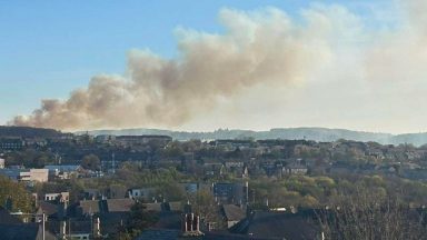 Firefighters tackle ‘deliberate’ fire at Kincorth Hill in Aberdeen amid extreme wildfire warning