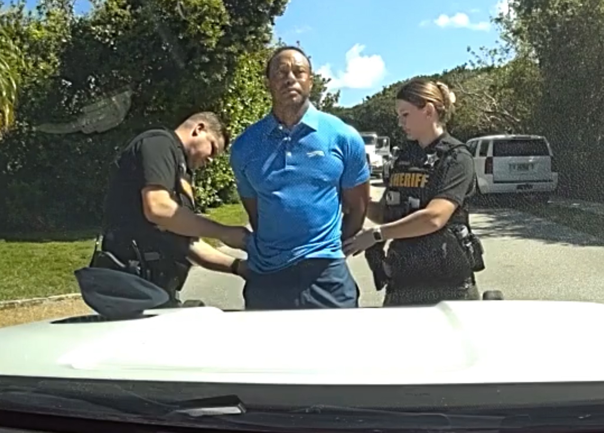 Police bodycam footage from Tiger Woods’ arrest