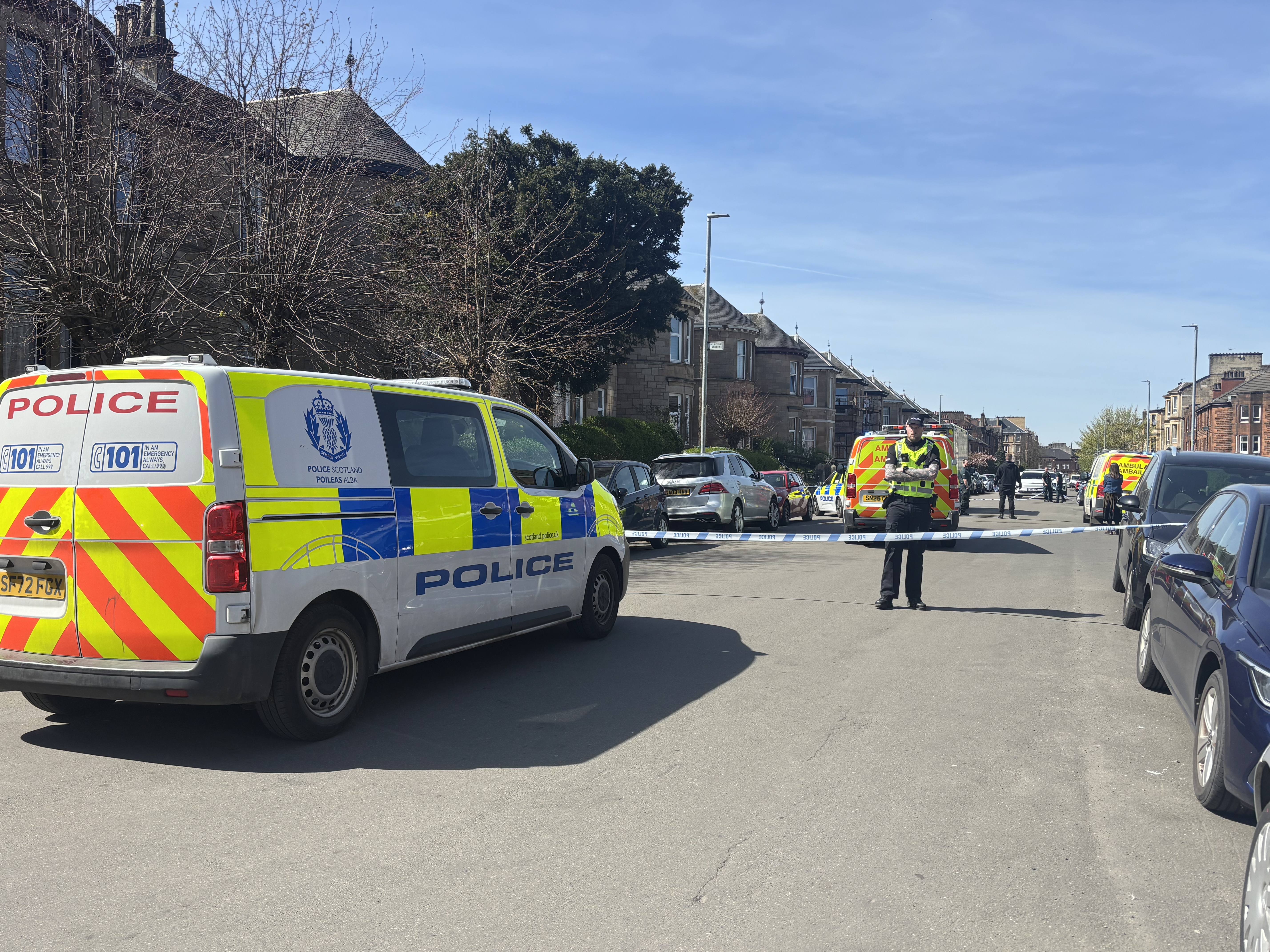 Dixon Avenue, Glasgow, on April 23, 2026