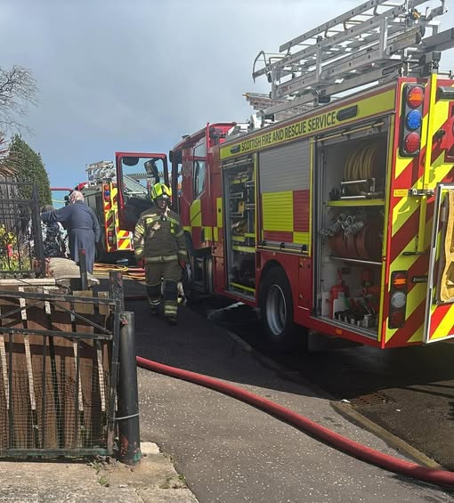 Several dogs killed in fire as crews tackle blaze at Kennoway home