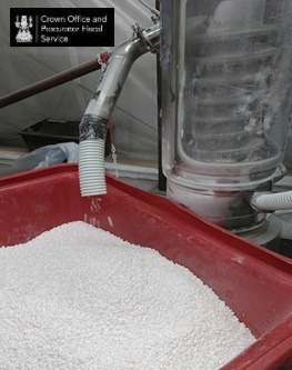 Machine used for the production of tablets