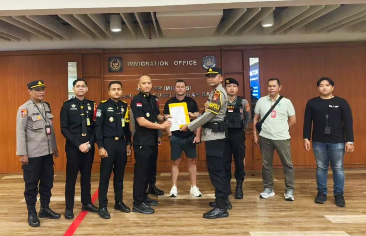 Steven Lyons, one of Scotland’s most high-profile gangland figures, following his arrest in Bali.