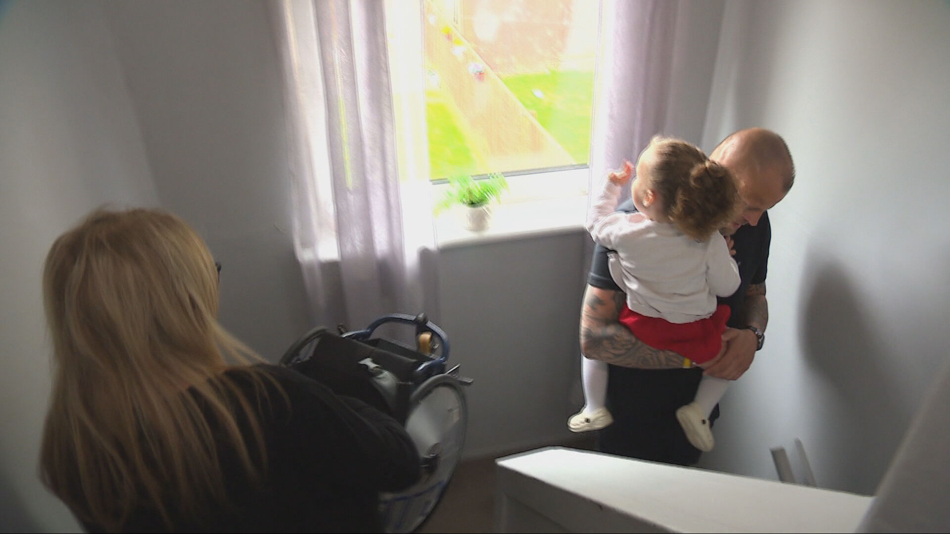Getting Grayce out of the house is usually a team effort.