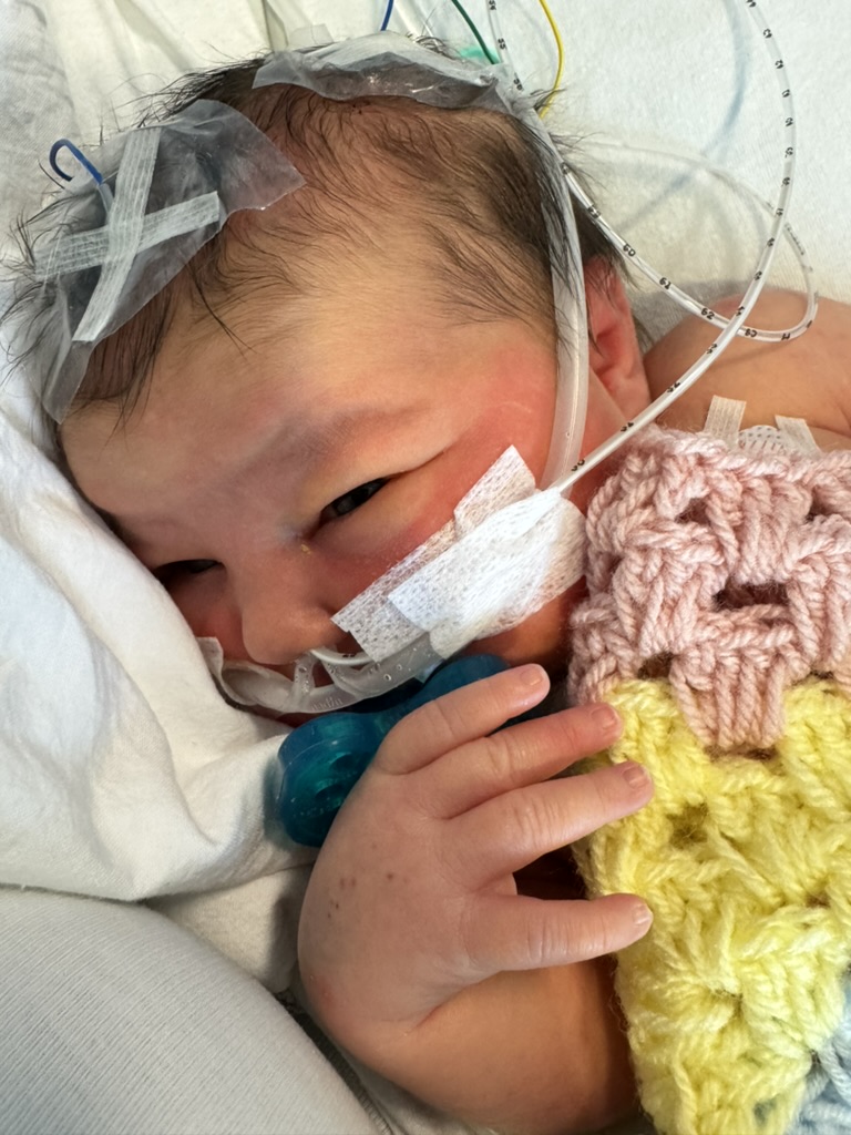 Eleanor in hospital