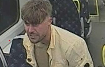 Police release CCTV of man following incident on train to Camelon