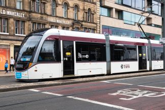 Person hit by tram in Edinburgh as busy road closed by police