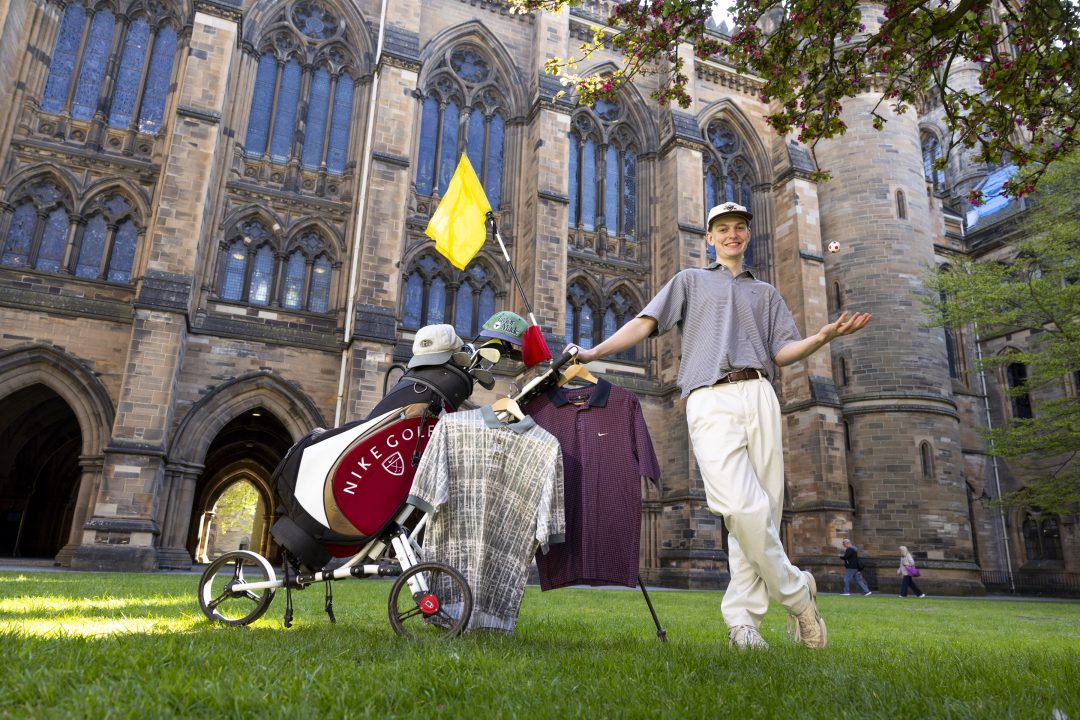 University graduate tees up vintage golf fashion business inspired by Tiger Woods