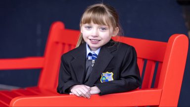 Girl with heart defect defies the odds and officially starts primary school