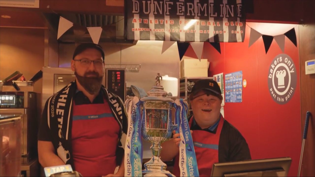 Dunfermline take ‘Scottish Cup’ on tour as town ‘prays for Pars win’ ahead of Hampden final