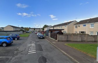 One person treated at scene as fire crews battle blaze at residental property in Troon