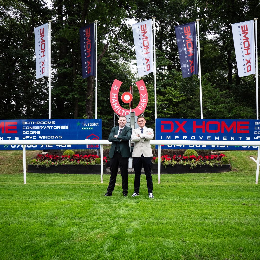 Shaun Brown and David Stephen sponsored a family race night at Hamilton Park