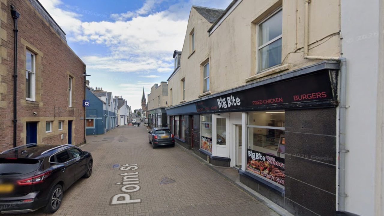 Hunt for two suspects after man seriously assaulted outside Stornoway takeaway