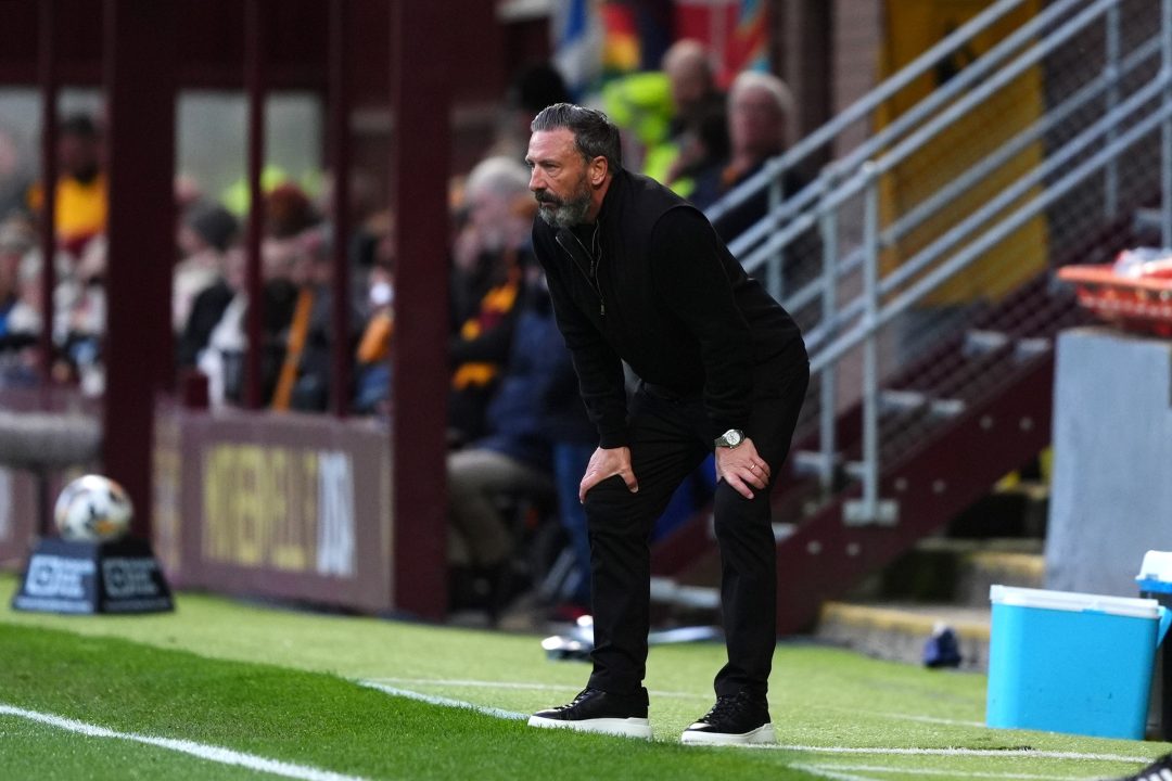 Derek McInnes ‘shocked’ Hearts not awarded penalty against Motherwell