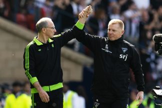 Martin O’Neill seals double for Celtic as Hoops beat Dunfermline to Scottish Cup