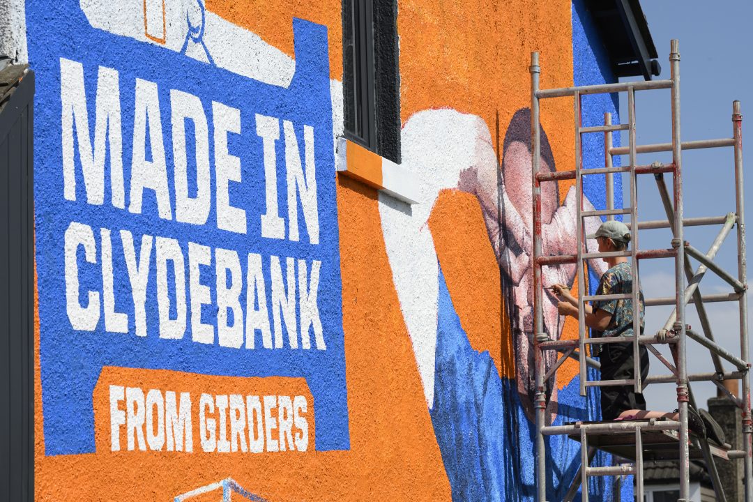 World Cup star John McGinn features in 25ft mural on side of superfan’s home