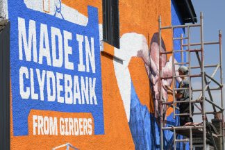 World Cup star John McGinn features in 25ft mural on side of superfan’s home