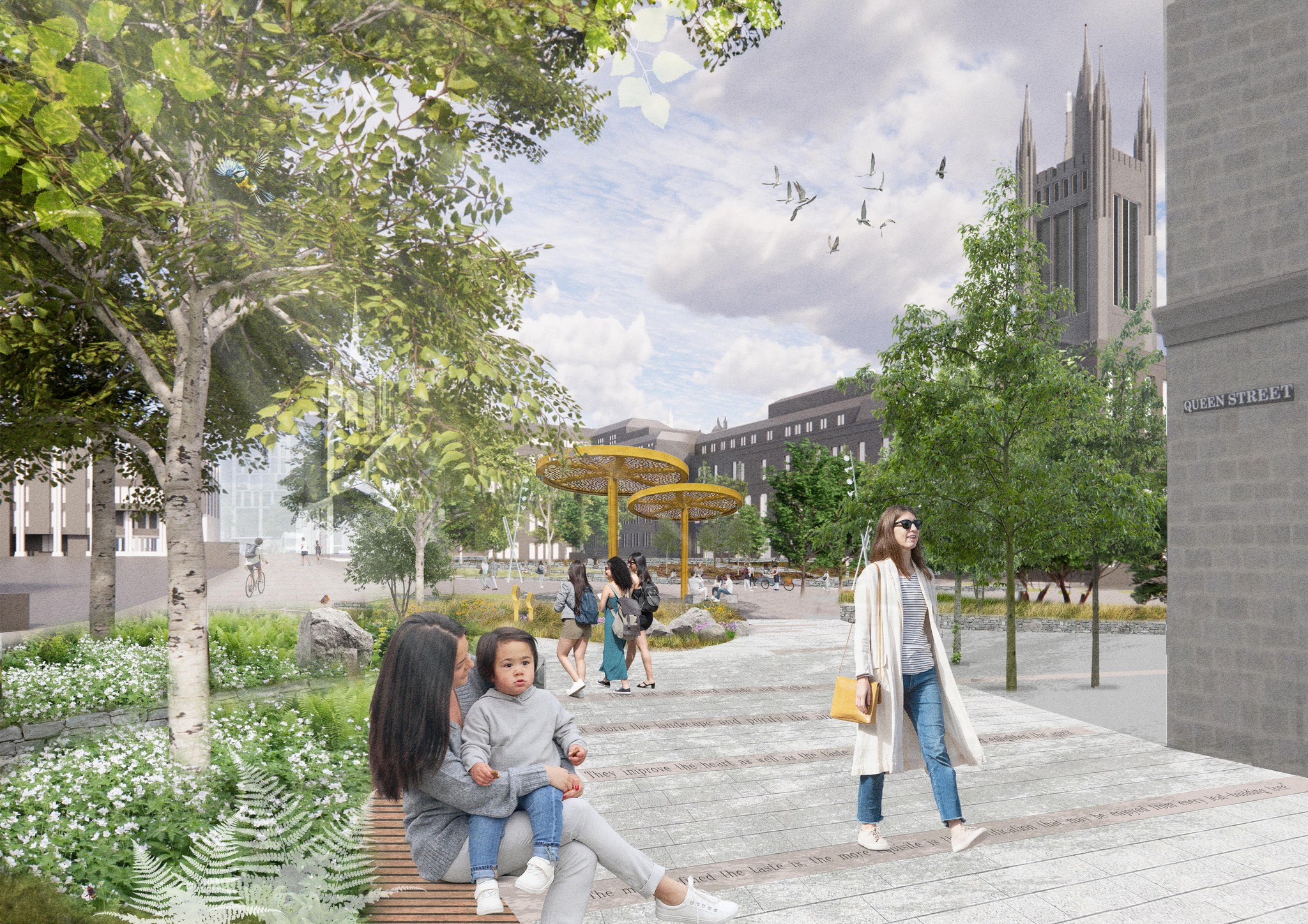 The local authority hopes to transform the Queen Street area into an urban park