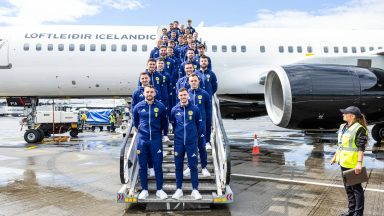 Steve Clarke and Scotland squad jet off to America for World Cup