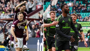 Scottish Premiership title race: Three to go for Hearts and Celtic as Rangers falter 