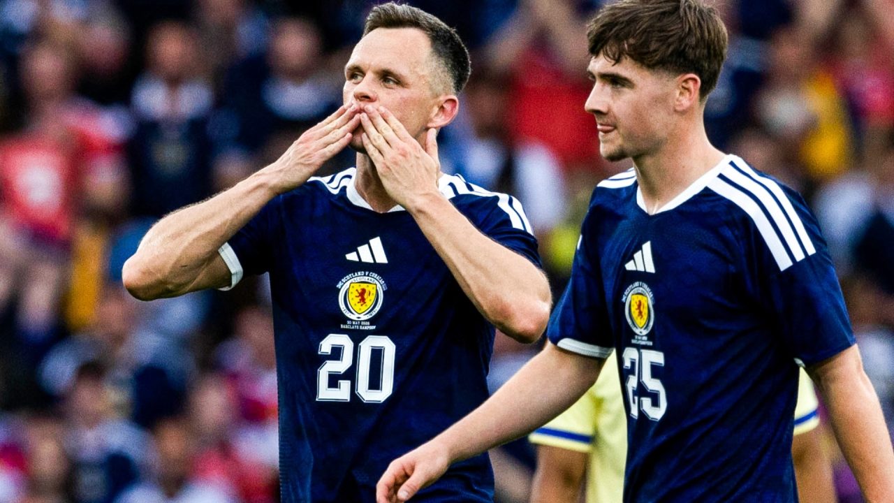Lawrence Shankland bags a brace as Scotland hit back to beat 10-man Curacao