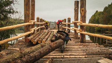 Crannog officially reopens, five years after burning down