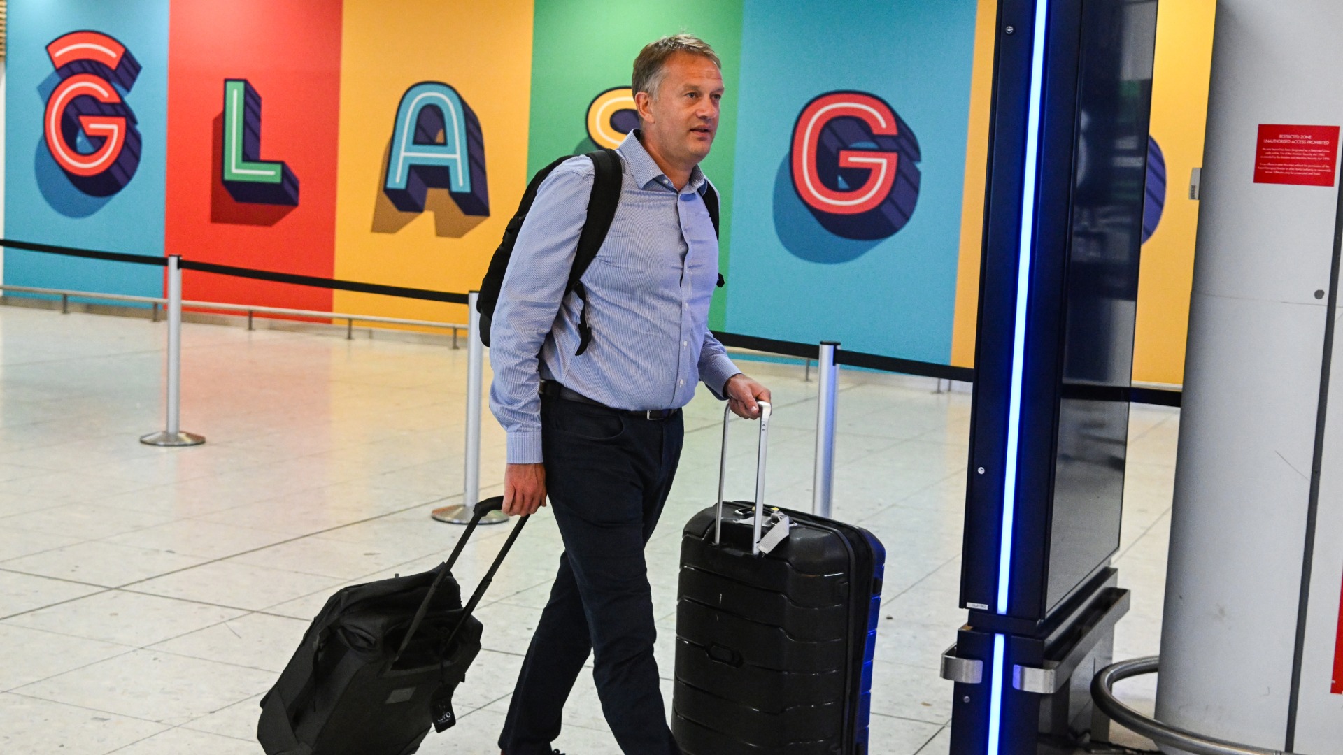 SFA Chief Executive Officer Ian Maxwell lands in Glasgow