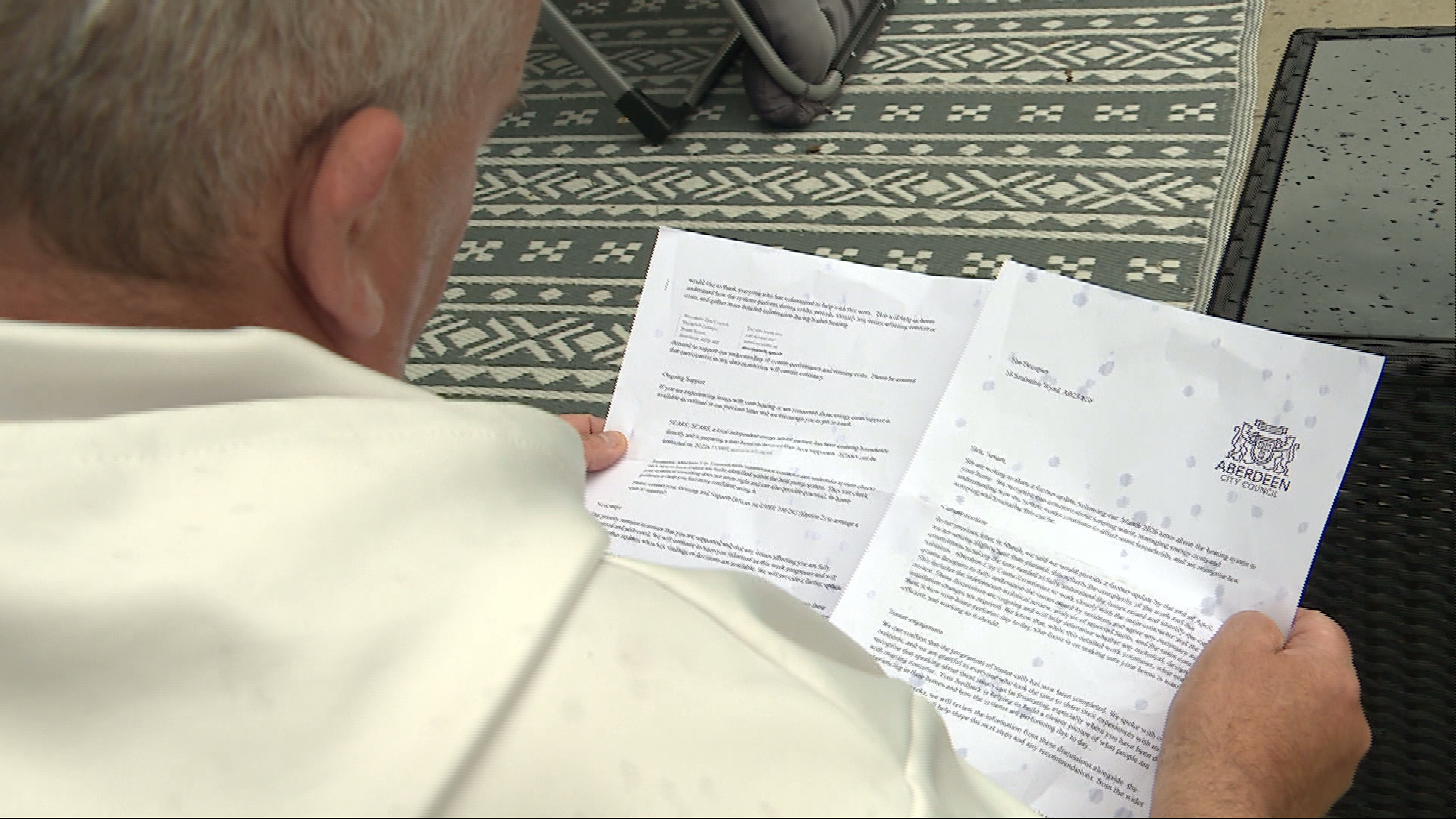 Tenants received letters from Aberdeen City Council