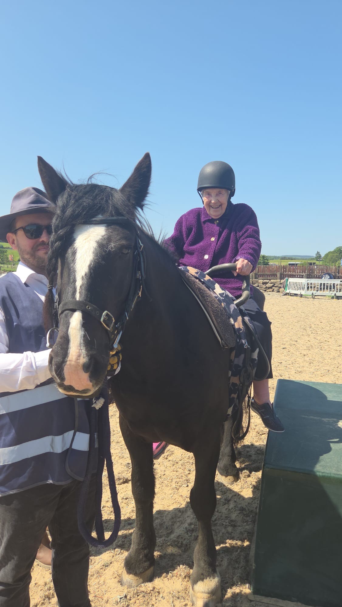 Myra also enjoyed grooming ponies and an afternoon tea