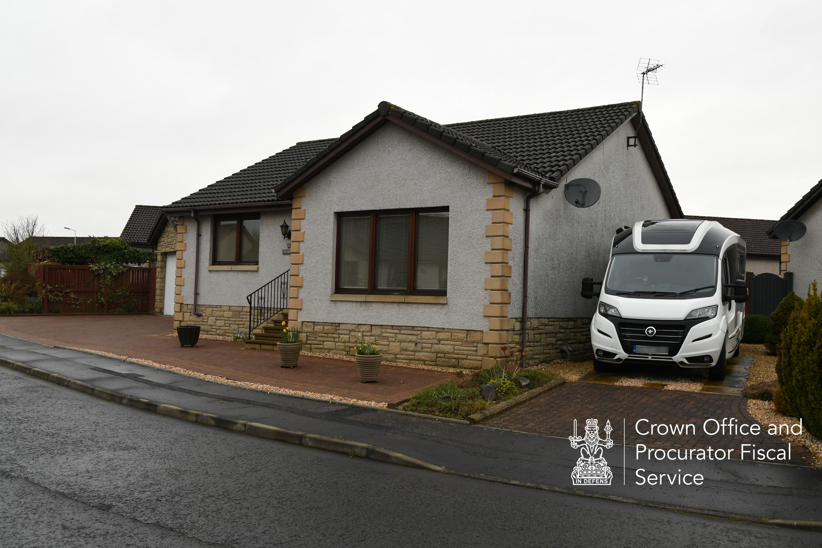 The £124,550 Niesmann and Bischoff Smove 7.4e motorhome at Peter Murrell's mother's house