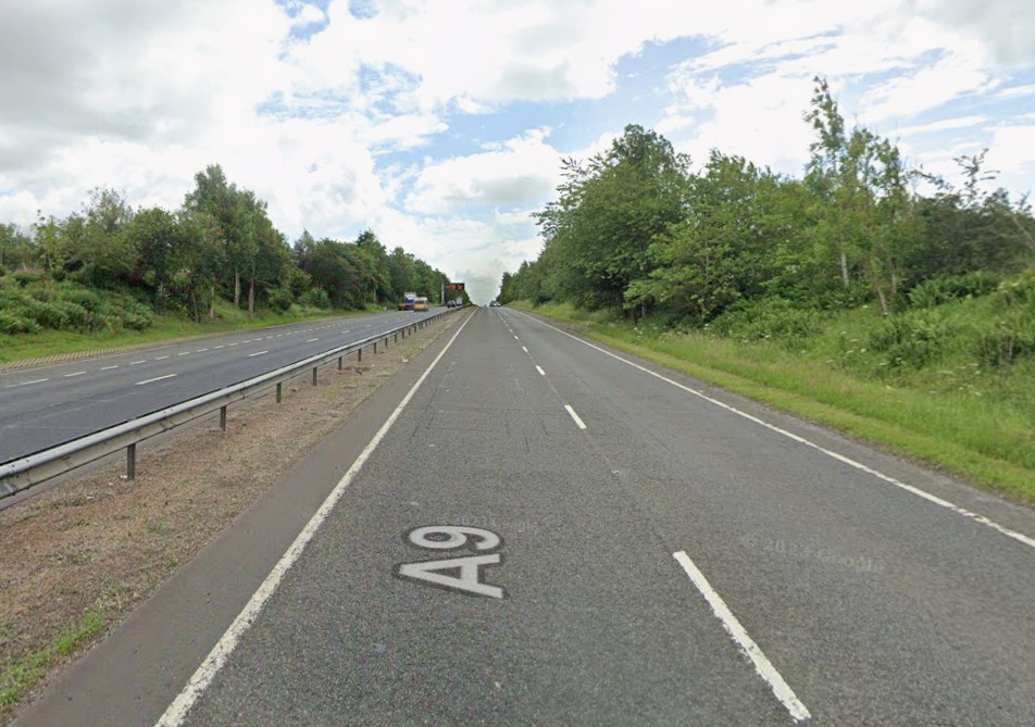 A9 reopens after two lorry drivers taken to hospital following crash