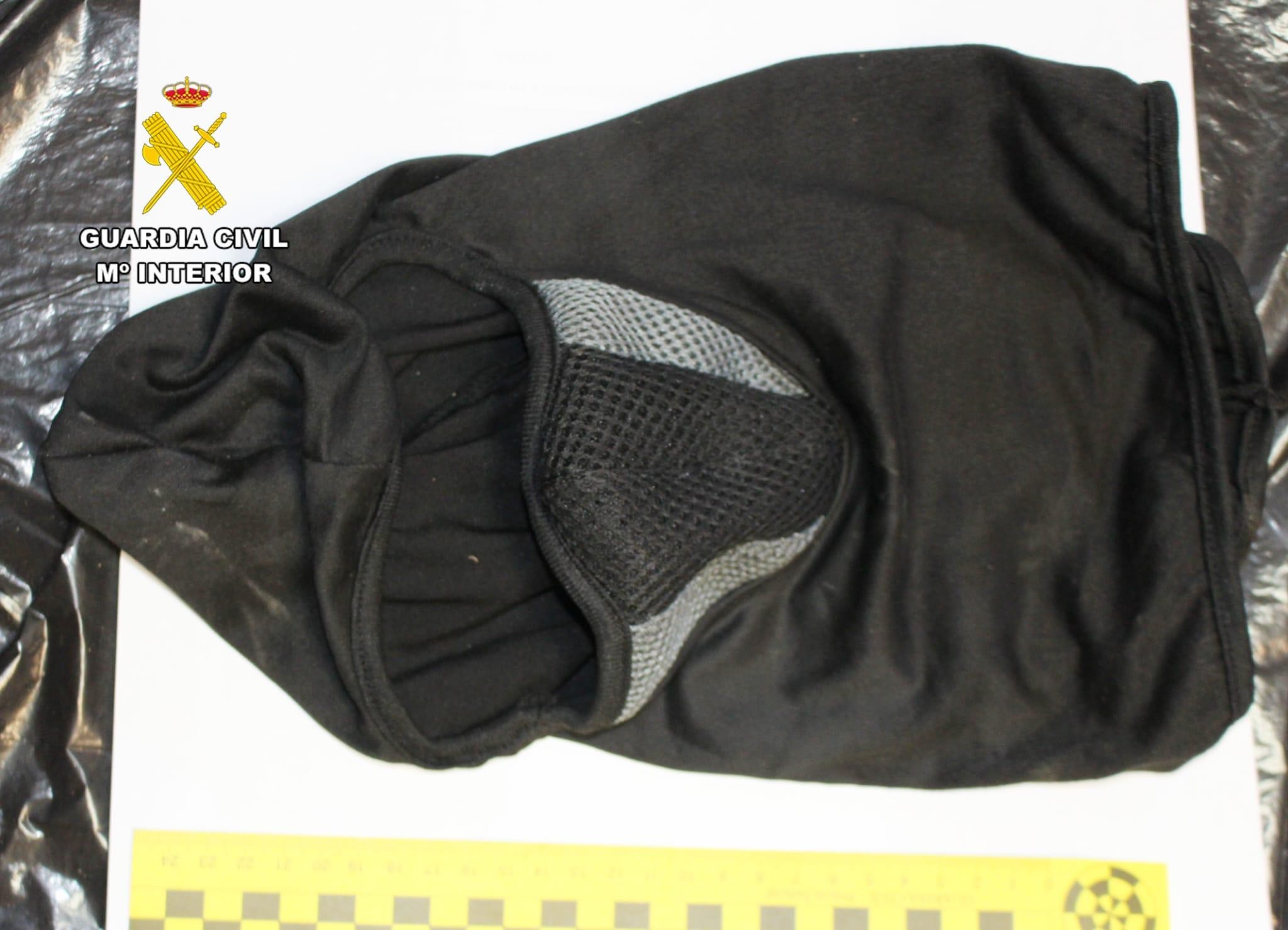 The man was wearing a balaclava during the incident