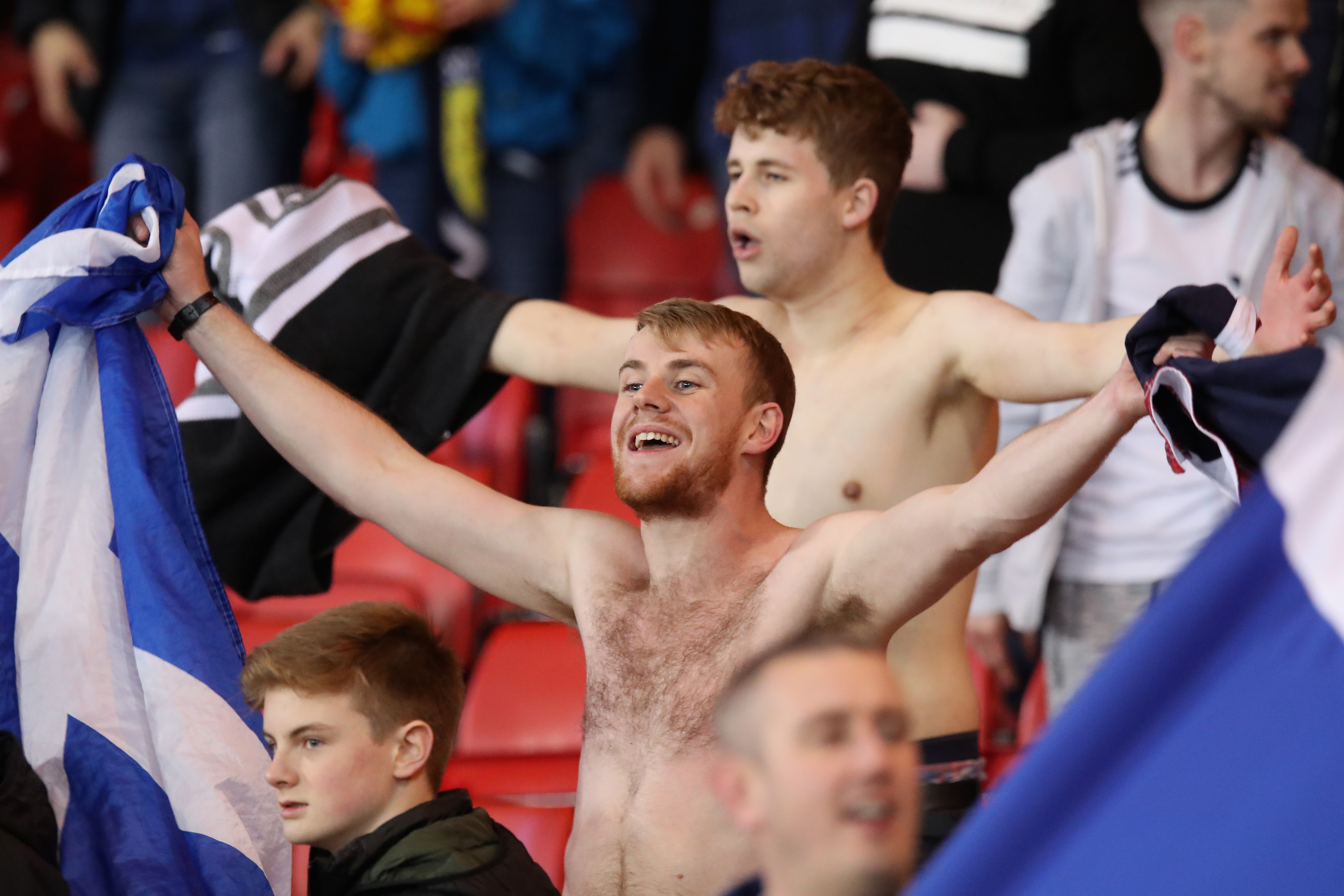 There could well be supporters with taps aff across the pond.