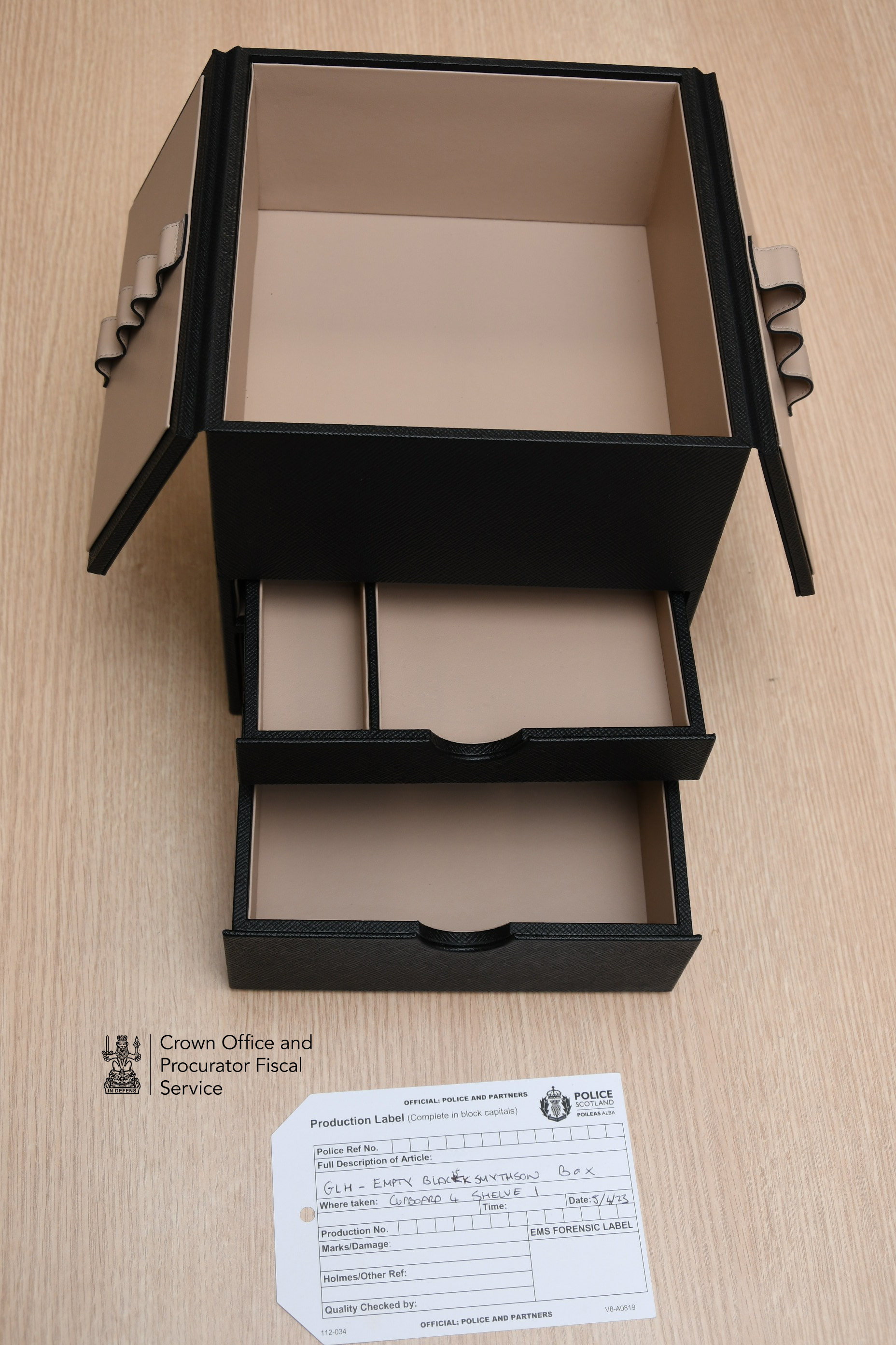 51. Bureau (£796) from Smythson (bought alongside the teaset)