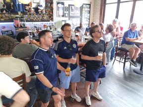 Scotland fans in Boston disappointed by England’s World Cup victory over Croatia