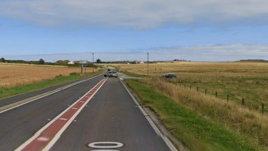 A90 closed at rush hour after two-vehicle crash
