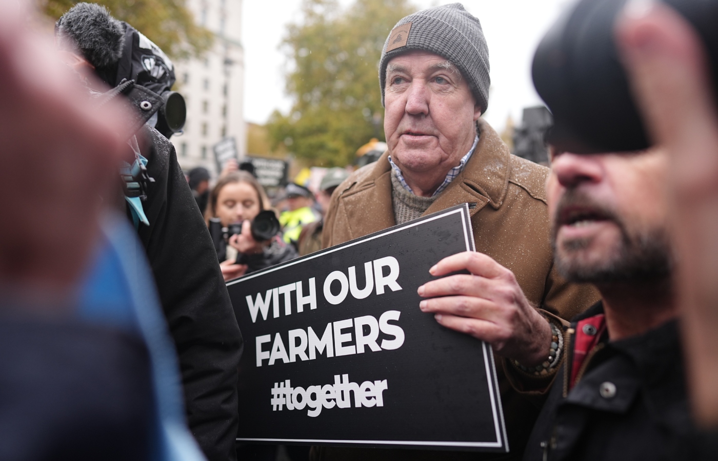 Jeremy Clarkson revealed the news on Clarkson’s Farm (Aaron Chown/PA)
