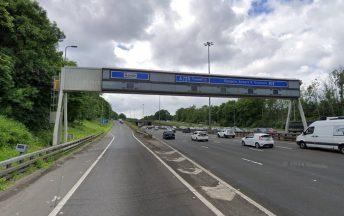 M8 closed near Govan following crash as drivers warned of delays
