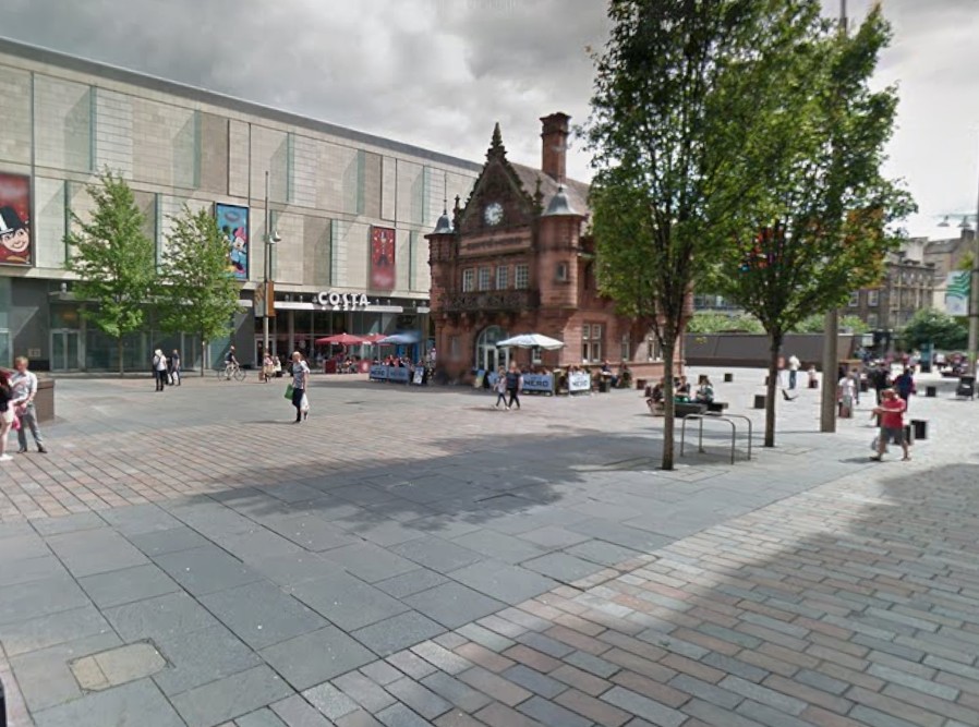 Two people taken to hospital after incident near Glasgow’s St Enoch subway station