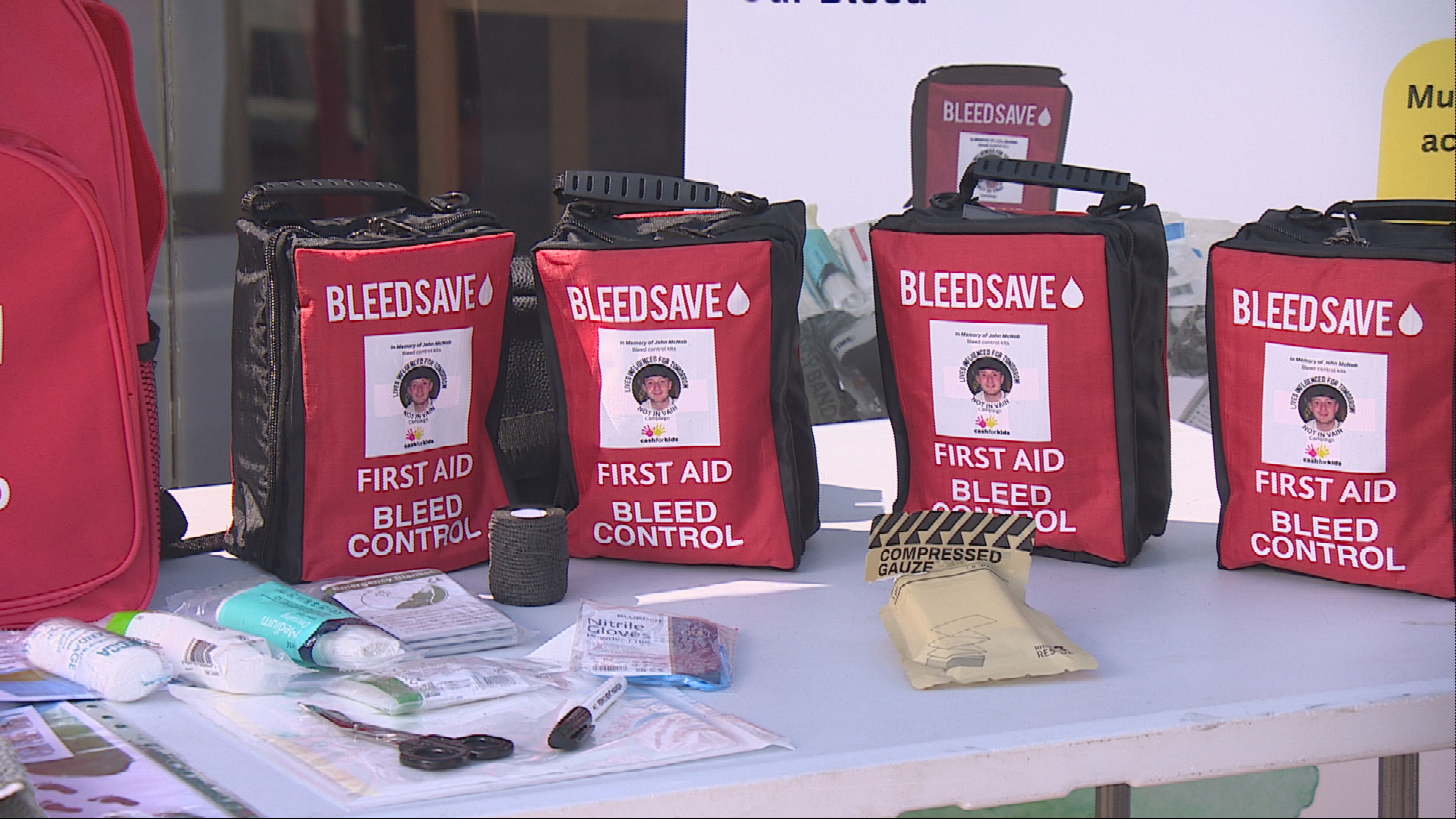 More than 100 bleed kits have been distributed so far