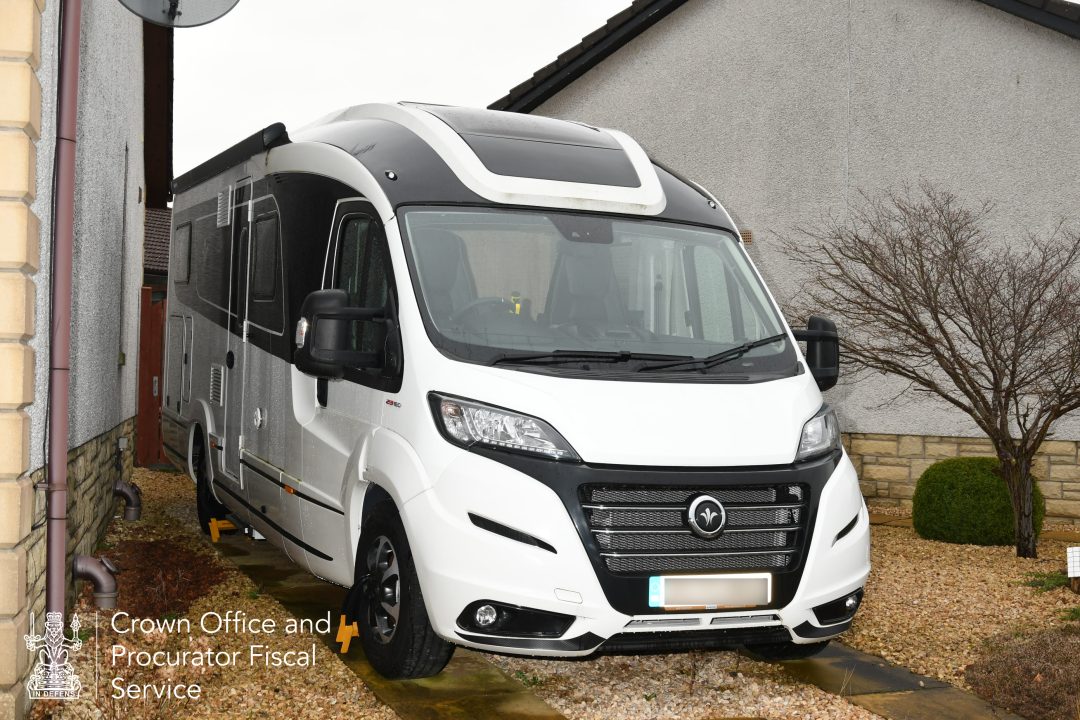 First photos of Peter Murrell’s £124,000 motorhome parked outside mum’s house